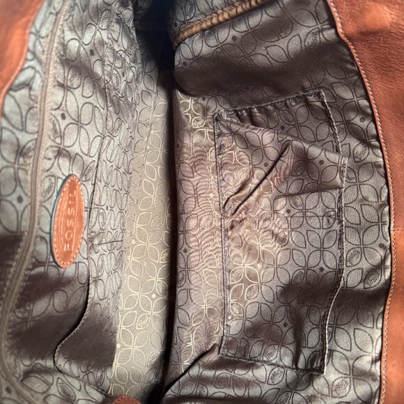 Fossil Large Weekender Bag | Leather - Picture 4 of 12